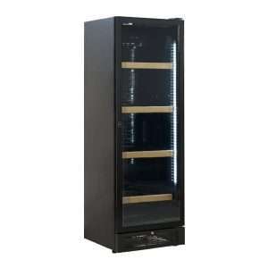 Cava de vinos monotemperatura para 126 botellas con refrigeración ventilada – estantes plastificados de madera - Imagen 2