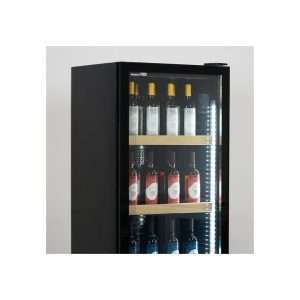 Cava de vinos monotemperatura para 126 botellas con refrigeración ventilada – estantes plastificados de madera - Imagen 6