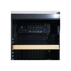 Cava de vinos monotemperatura para 126 botellas con refrigeración ventilada – estantes plastificados de madera - Imagen 8