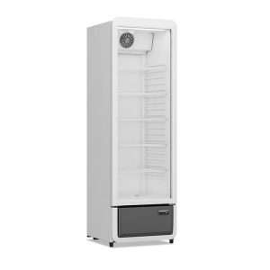 Vitrina refrigerada para bebidas de 280 lt blanca temperatura de +1°C a +10°C