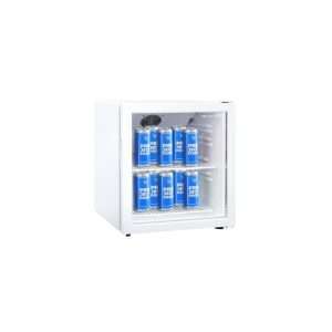 Vitrina refrigerada para bebidas blanca de 55 lt - temperatura de 0°C a +10°C