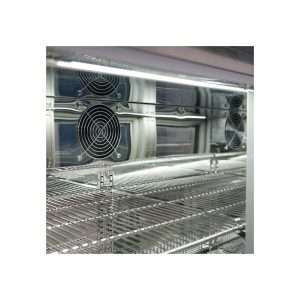 Frigorífico de sobremesa/de barra para bebidas inox con 3 puertas batientes, altura 84 cm - temp. de -2°C a +10°C - Imagen 5