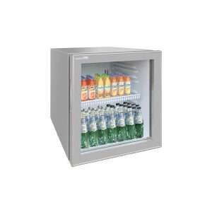 Vitrina refrigerada para bebidas gris de 52 lt - temperatura de 0°C a +7°C