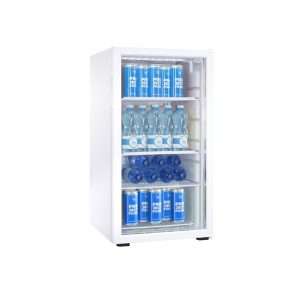 Vitrina refrigerada para bebidas blanca de 90 lt - temperatura de 0°C a +10°C